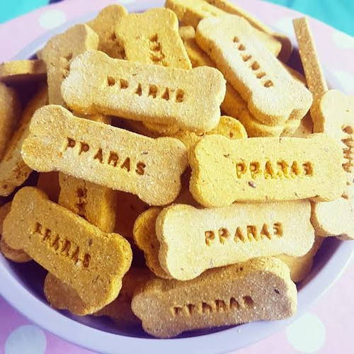 Home Made Chicken + Pumpkin + Egg Dog Cookies Treat With Your Dog Name On It 500 Grams