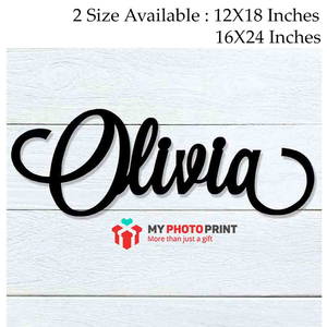 Customized Unique Name Wooden Wall Decoration