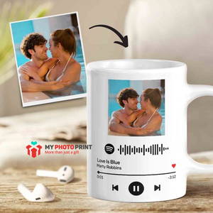 Customized Spotify Song Scanner Photo Mug