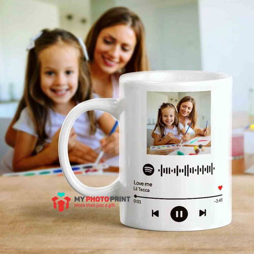 Customized Spotify Song Scanner Photo Mug