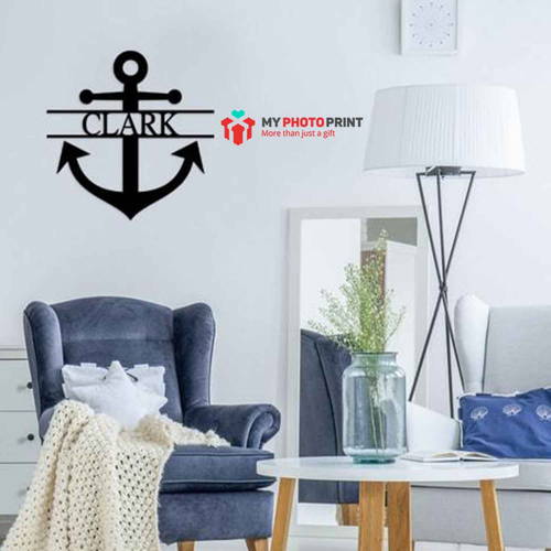 Customized Anchor Name Wooden Wall Decoration