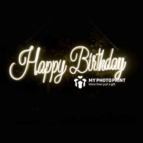 Neon Happy Birthday Led Neon Sign Decorative Lights Wall Decor 2.0