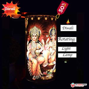 Diwali Rotating Light Lamp 