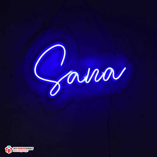 Custom Name Led Neon Sign Decorative Lights Wall Decor | Size Approx 12 Inches X 18 Inches According to Name 