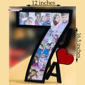 Customized Date Multi Photo Frame Collage 15 Photo 