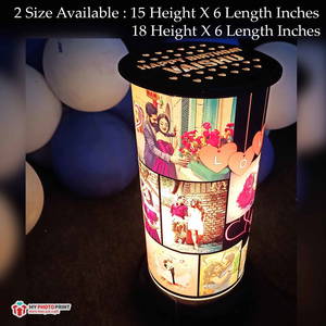 (Love) Rotating Lamp Customized / You Can Send Photos Via WhatsApp Also After Order Or Query On WhatsApp