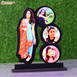 Personalized Couple Unique With 4 Photos Wooden Table Top