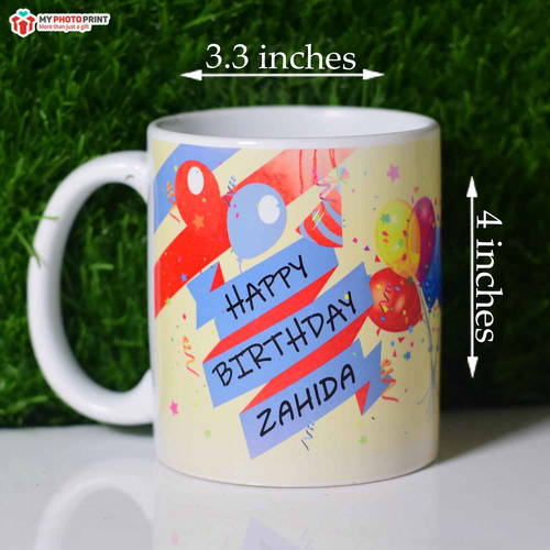 Happy Birthday Mug With Name And Date  