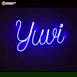 Custom Name Led Neon Sign Decorative Lights Wall Decor | Size Approx 12 Inches X 18 Inches According to Name 