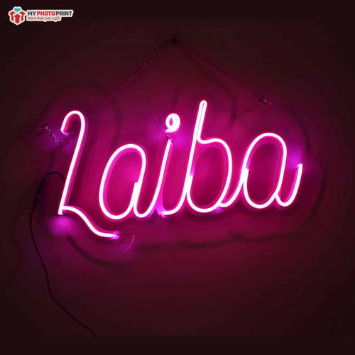 Custom Name Led Neon Sign Decorative Lights Wall Decor | Size Approx 12 Inches X 18 Inches According to Name 