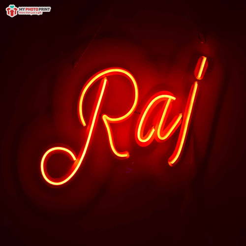 Custom Name Led Neon Sign Decorative Lights Wall Decor | Size Approx 12 Inches X 18 Inches According to Name 