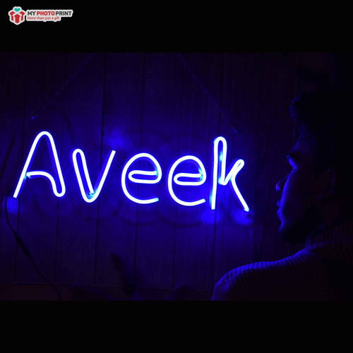 Custom Name Led Neon Sign Decorative Lights Wall Decor | Size Approx 12 Inches X 18 Inches According to Name 