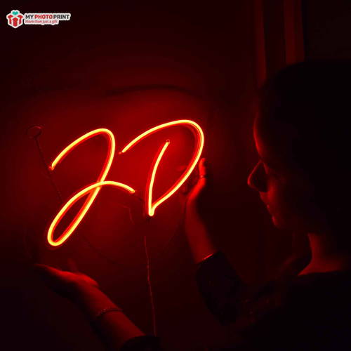 Customized Neon Alphabetic Initial Led Neon Sign Decorative Lights Wall Decor