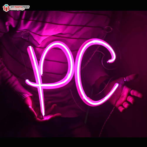 Customized Neon Alphabetic Initial Led Neon Sign Decorative Lights Wall Decor