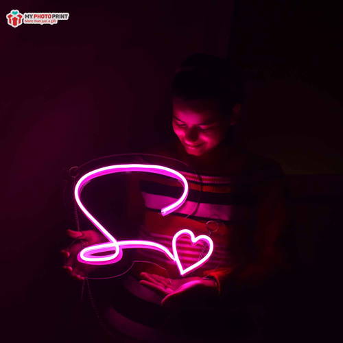 Customized Neon Alphabetic Heart Led Neon Sign Decorative Lights Wall Decor