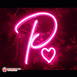 Customized Neon Alphabetic Heart Led Neon Sign Decorative Lights Wall Decor