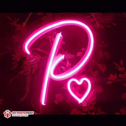 Customized Neon Alphabetic Heart Led Neon Sign Decorative Lights Wall Decor