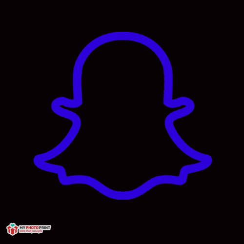 Neon Snapchat Logo Led Neon Sign Decorative Lights Wall Decor