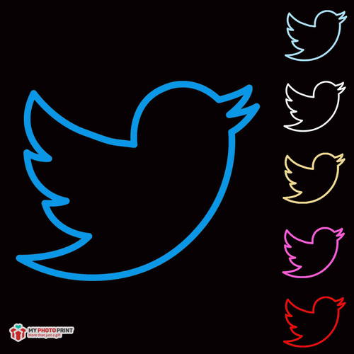 Neon Twitter Logo Led Neon Sign Decorative Lights Wall DecorNeon Twitter Logo Led Neon Sign Decorative Lights Wall Decor