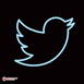 Neon Twitter Logo Led Neon Sign Decorative Lights Wall Decor