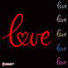 Neon Love Led Neon Sign Decorative Lights Wall Decor