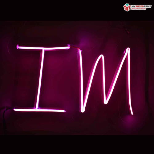 Neon I M Led Neon Sign Decorative Lights Wall Decor