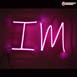 Neon I M Led Neon Sign Decorative Lights Wall Decor