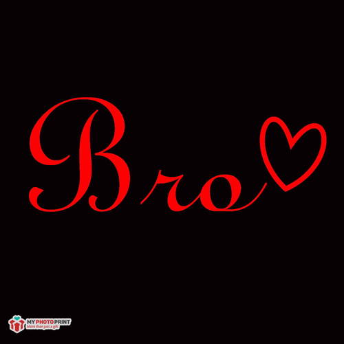 Neon Bro With Heart Led Neon Sign Decorative Lights Wall Decor