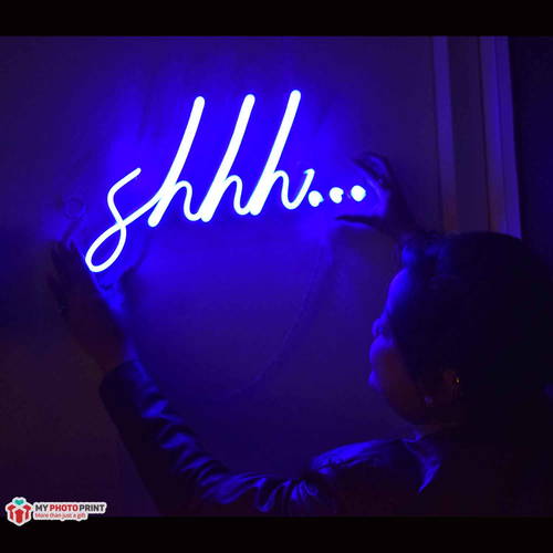 Neon Shhh... Led Neon Sign Decorative Lights Wall Decor