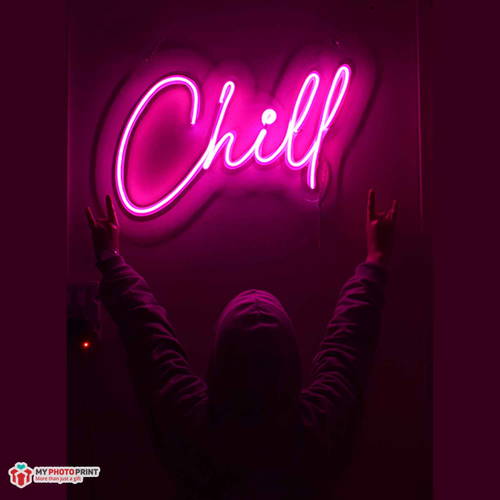 Neon Chill Led Neon Sign Decorative Lights Wall Decor