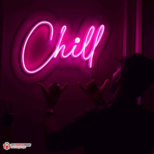 Neon Chill Led Neon Sign Decorative Lights Wall Decor