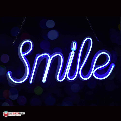 Neon Smile Led Neon Sign Decorative Lights Wall Decor