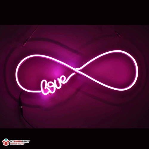 Neon Infinity Love Led Neon Sign Decorative Lights Wall Decor