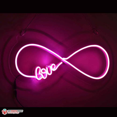 Neon Infinity Love Led Neon Sign Decorative Lights Wall Decor