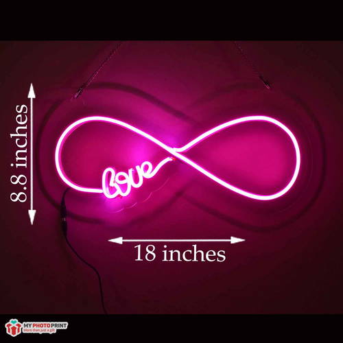 Neon Infinity Love Led Neon Sign Decorative Lights Wall Decor