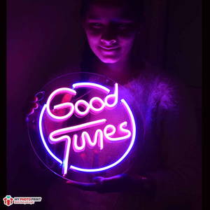 Neon Good Times Name Led Neon Sign Decorative Lights Wall Decor