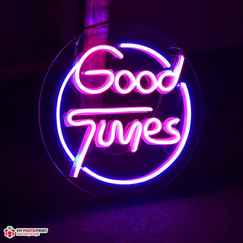 Neon Good Times Name Led Neon Sign Decorative Lights Wall Decor