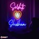 Personalized Your Own Names With Heart Led Neon Sign Decorative Lights Wall Decor 