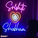 Personalized Your Own Names With Heart Led Neon Sign Decorative Lights Wall Decor 