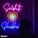 Personalized Your Own Names With Heart Led Neon Sign Decorative Lights Wall Decor 