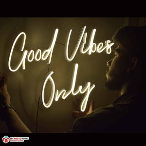 Neon Good Vibes Only Led Neon Sign Decorative Lights Wall Decor