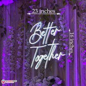 Neon Better Together Led Neon Sign Decorative Lights Wall Decor