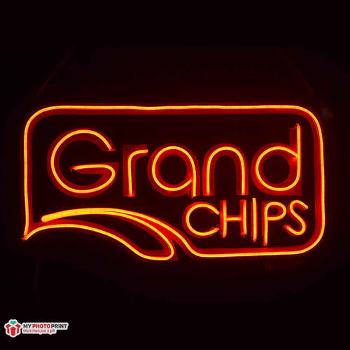 Neon Grand Chips Led Neon Sign Decorative Lights Wall Decor