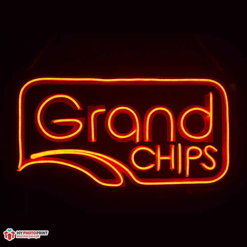 Neon Grand Chips Led Neon Sign Decorative Lights Wall Decor