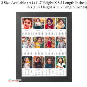 Personalized Months Calendar 2022 Photo Frame 12 Photos