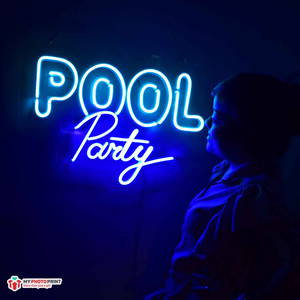  Pool Party Led Neon Sign Decorative Lights Wall Decor