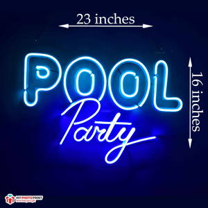  Pool Party Led Neon Sign Decorative Lights Wall Decor