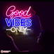 Neon Good Vibes Only 2.0 Led Neon Sign Decorative Lights Wall Decor