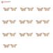 Butterflies Design MDF Wooden Craft Cutout Shapes & Patterns - DIY SET OF 10