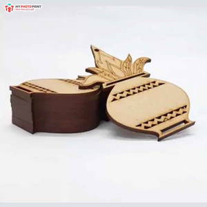 Elm Kalash Cutout Engraved MDF Blanks MDF Wooden Craft Cutout Shapes & Patterns - DIY (minimum 10 Quantity)